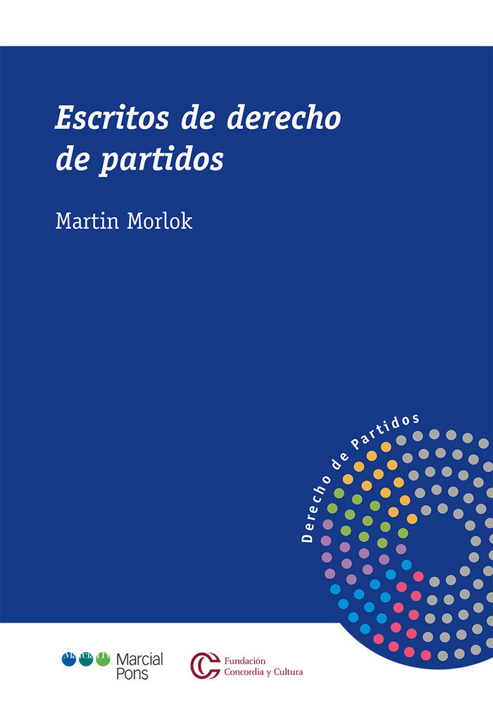 Escritos de derecho de partidos, de Morlok, Martin | portada del libro