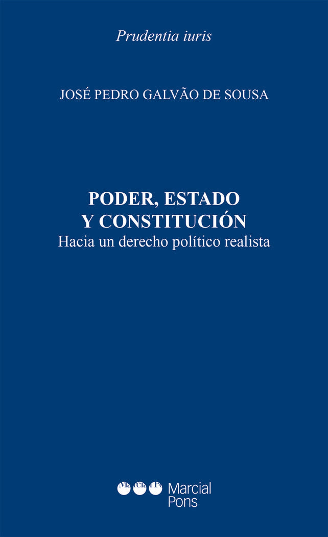 Poder, Estado y Constitución, de Galvão de Sousa, José Pedro | portada del libro