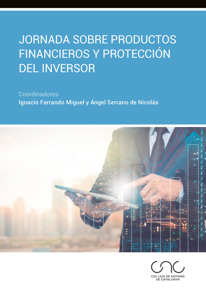 Jornada sobre productos financieros y protección del inverson | portada del libro