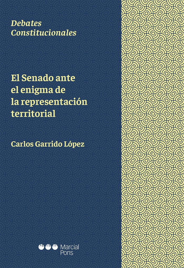 El Senado ante el enigma de la representación territorial, de Garrido López, Carlos | portada del libro