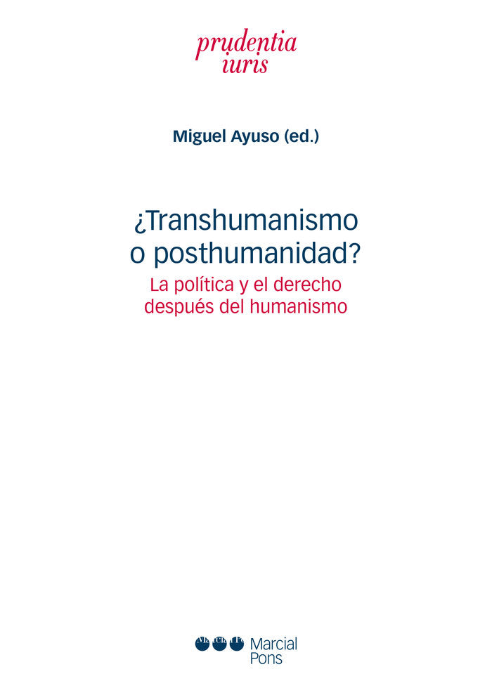 ¿Transhumanismo o posthumanidad?, de AYUSO,MIGUEL | portada del libro
