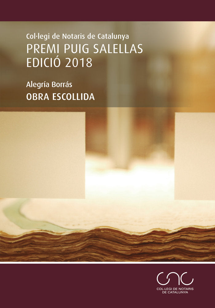 Obra escollida, de Borrás, Alegría | portada del libro