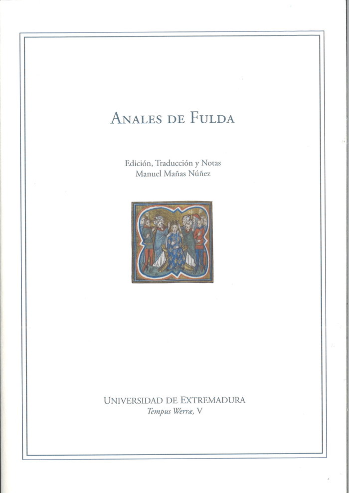 Anales de Fulda | portada del libro