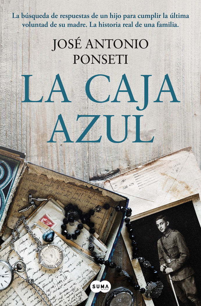La caja azul, de PONSETI | portada del libro