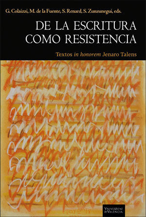 De la escritura como resistencia, de Varios autores | portada del libro