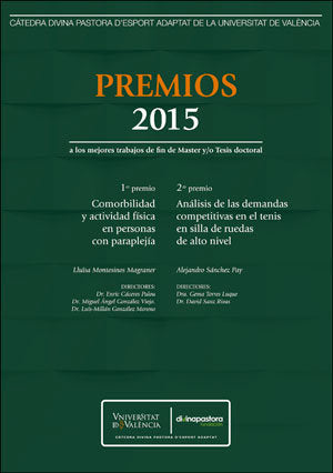 Premios 2015 a los mejores trabajos de fin de Master y/o Tesis doctoral, de Montesinos Magraner, Lluïsa | portada del libro