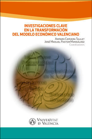 Investigaciones clave en la transformación del modelo económico valenciano, de Varios autores | portada del libro