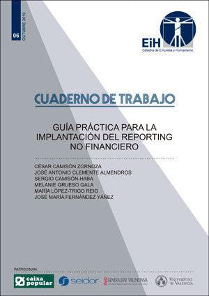 Guía práctica para la implantación del reporting no financiero, de Varios autores | portada del libro