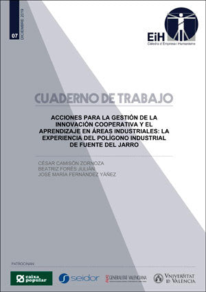 Acciones para la gestión de la innovación cooperativa y el aprendizaje en áreas industriales: La exp, de Camisón Zornoza, Cés