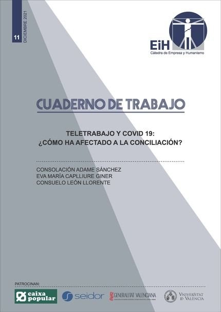 TELETRABAJO Y COVID19 COMO HA AFECTADO A LA CONCILIACION, de ADAME SANCHEZ, CONSOLACION | portada del libro