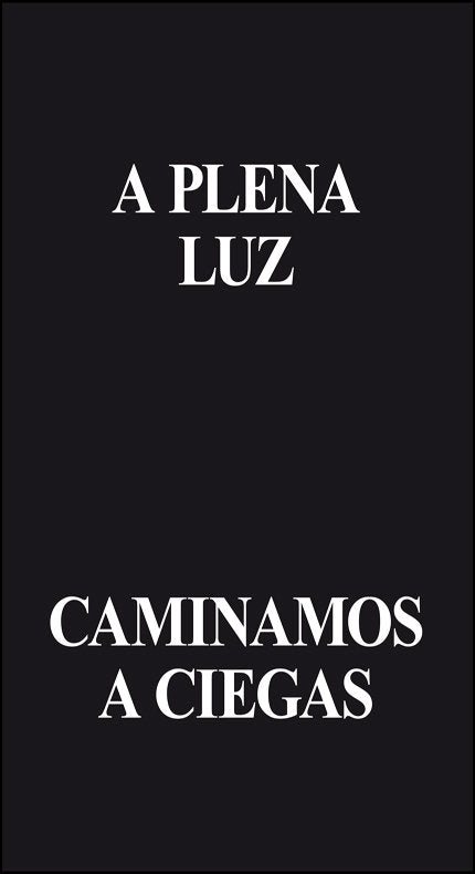 A plena luz caminamos a ciegas, de VARIOS AUTORES | portada del libro