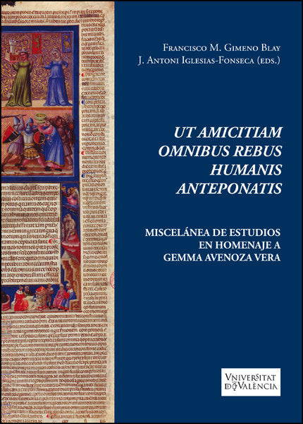 UT AMICITIAM OMNIBUS REBUS HUMANIS ANTEPONATIS, de VARIOS AUTORES | portada del libro