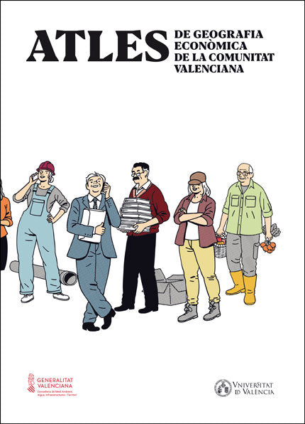 ATLES DE GEOGRAFIA ECONOMICA DE LA COMUNITAT VALENCIANA, de VARIOS AUTORES | portada del libro