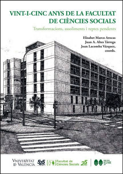 VINT-I-CINC ANYS DE LA FACULTAT DE CIENCIES SOCIALS, de AA.VV. | portada del libro