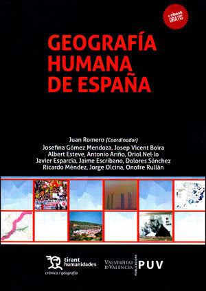 Geografía humana de España, de Ariño Villarroya, Antonio | portada del libro