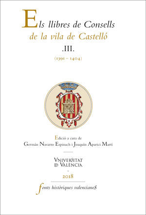 Els llibres de Consells de la vila de Castelló III, de Varios autores | portada del libro