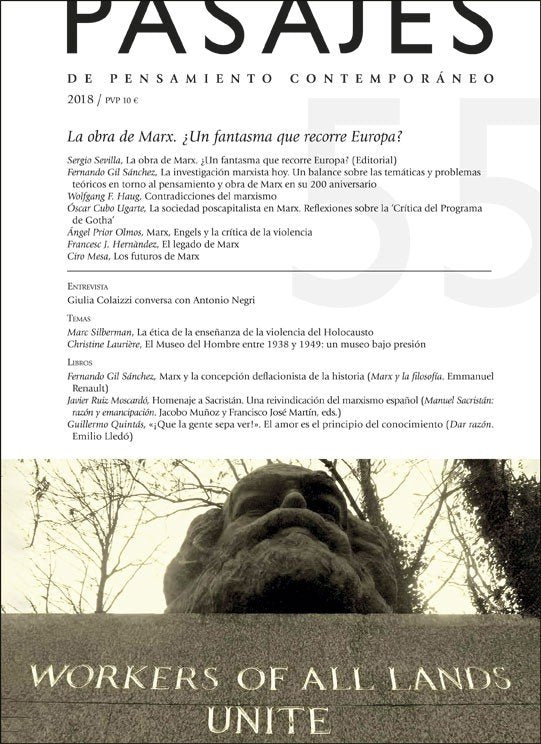 La obra de Marx. ¿Un fantasma que recorre Europa?, de Varios autores | portada del libro