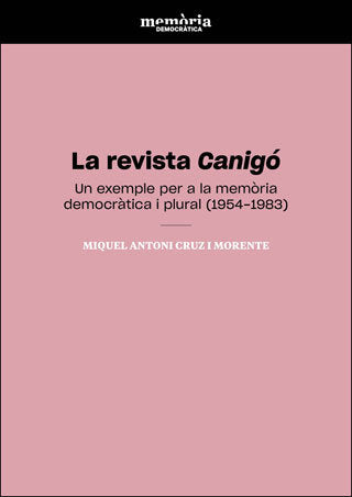 La revista Canigó, de Cruz i Morente | portada del libro