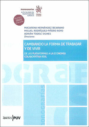 Cambiando la forma de trabajar y de vivir, de Varios autores | portada del libro