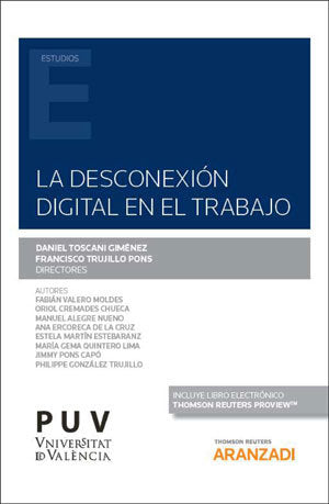La desconexión digital en el trabajo, de Varios autores | portada del libro