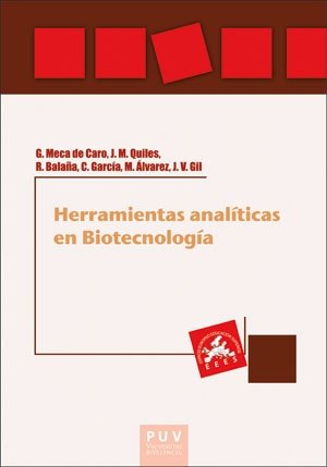 HERRAMIENTAS ANALITICAS EN BIOTECNOLOGIA, de MECA DE CARO, GIUSEPPE | portada del libro