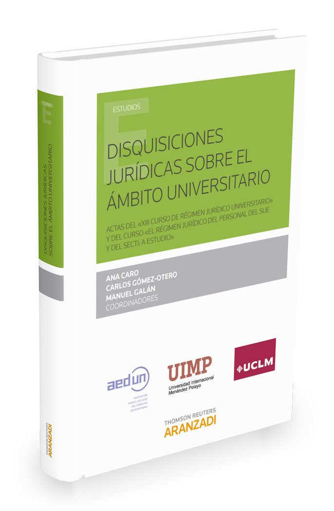 Disquisiciones jurídicas sobre el ámbito universitario, de Caro, Ana | portada del libro