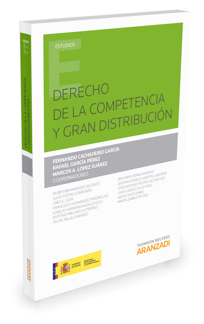 Derecho de la competencia y gran distribución, de Cachafeiro García, Fernando | portada del libro