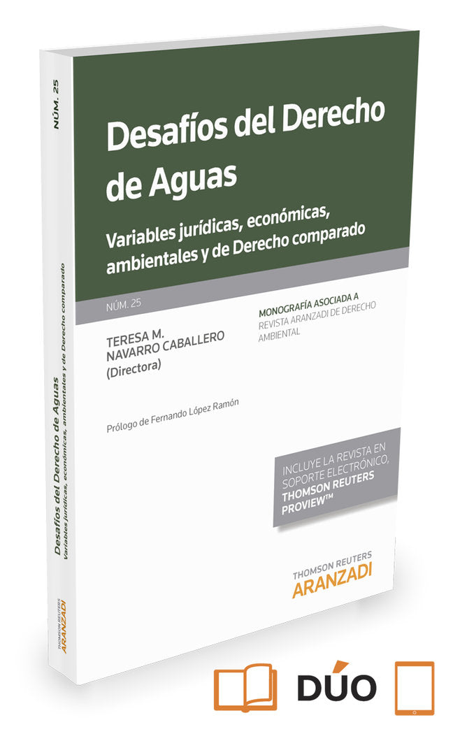 Desafíos del Derecho de Aguas (Papel + e-book), de Navarro Caballero, Teresa M. | portada del libro