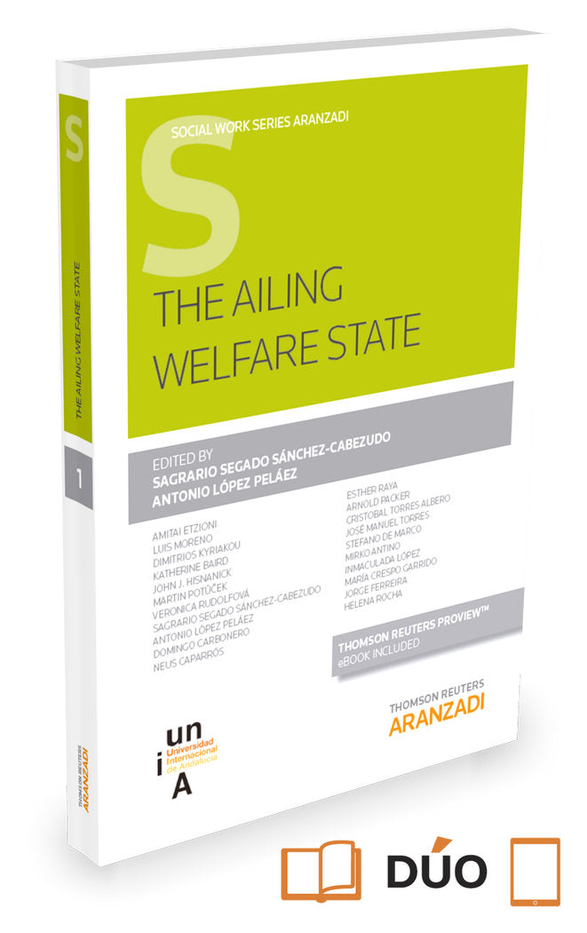 The ailing welfare state (Papel + e-book), de López Peláez, Antonio | portada del libro