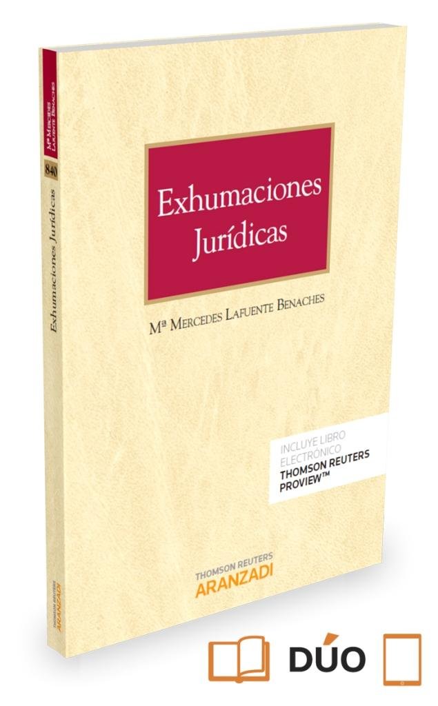 Exhumaciones jurídicas (Papel + e-book), de Lafuente Benaches, Mª Mercedes | portada del libro