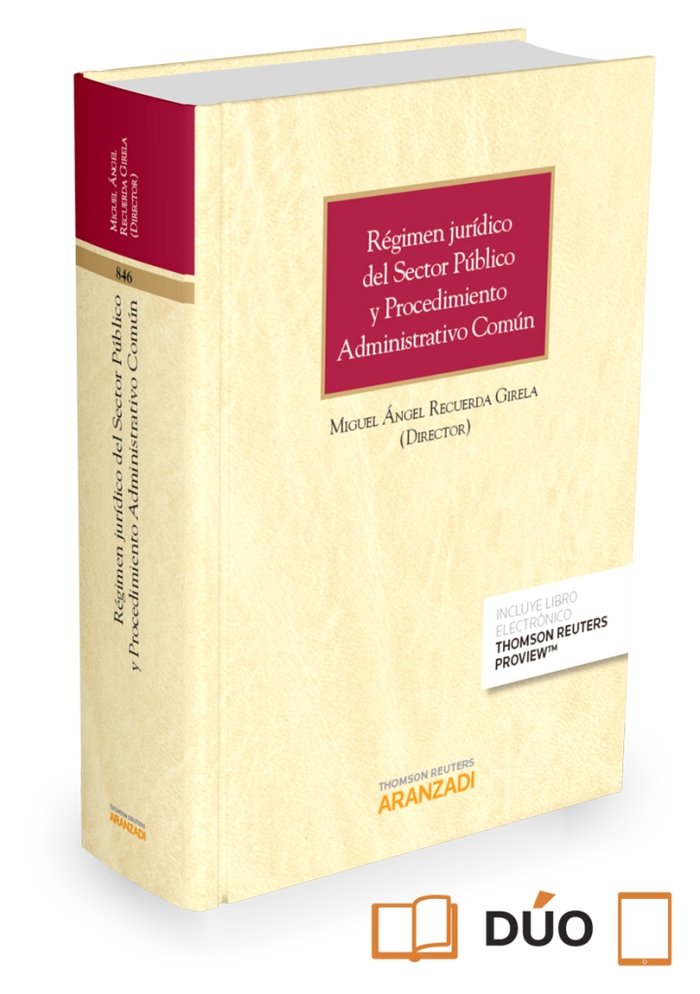 Régimen jurídico del Sector Público y Procedimiento Administrativo Común (Papel + e-book), de Aguilera Gómez, Estefanía | por