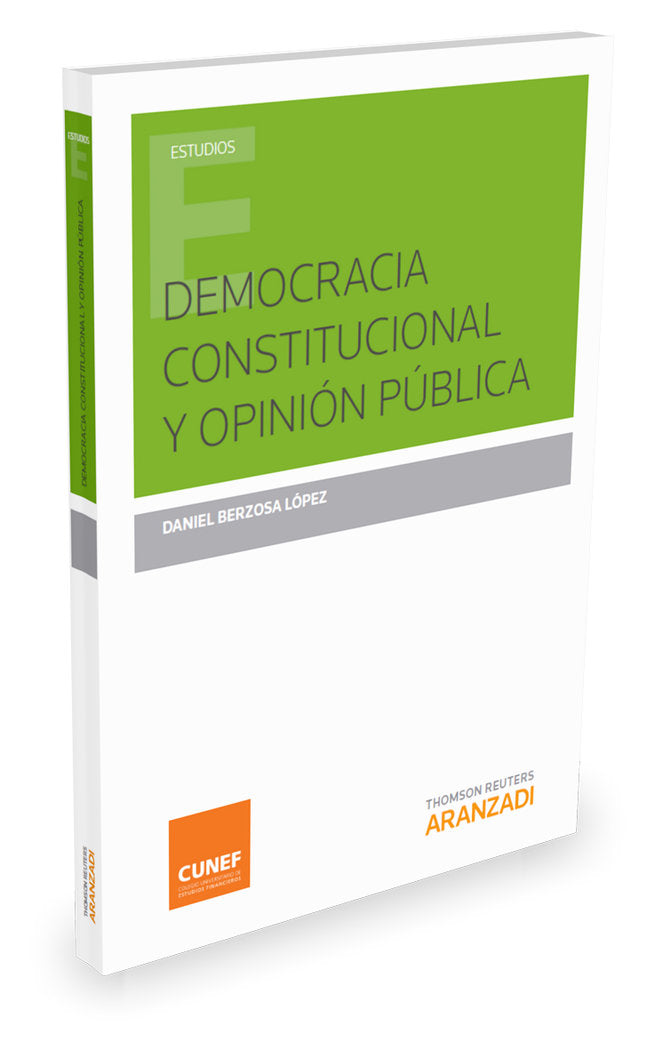 Democracia constitucional y opinión pública, de Berzosa López, Daniel | portada del libro