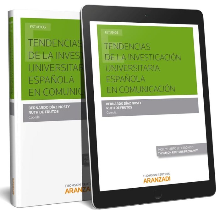 Tendencias de la investigación universitaria española en Comunicación (Papel + e-book), de de Frutos, Ruth | portada del libr