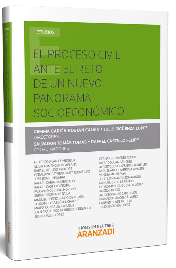 El Proceso Civil ante el reto de un nuevo panorama socioeconómico, de García-Rostán Calvín, Gemma | portada del libro