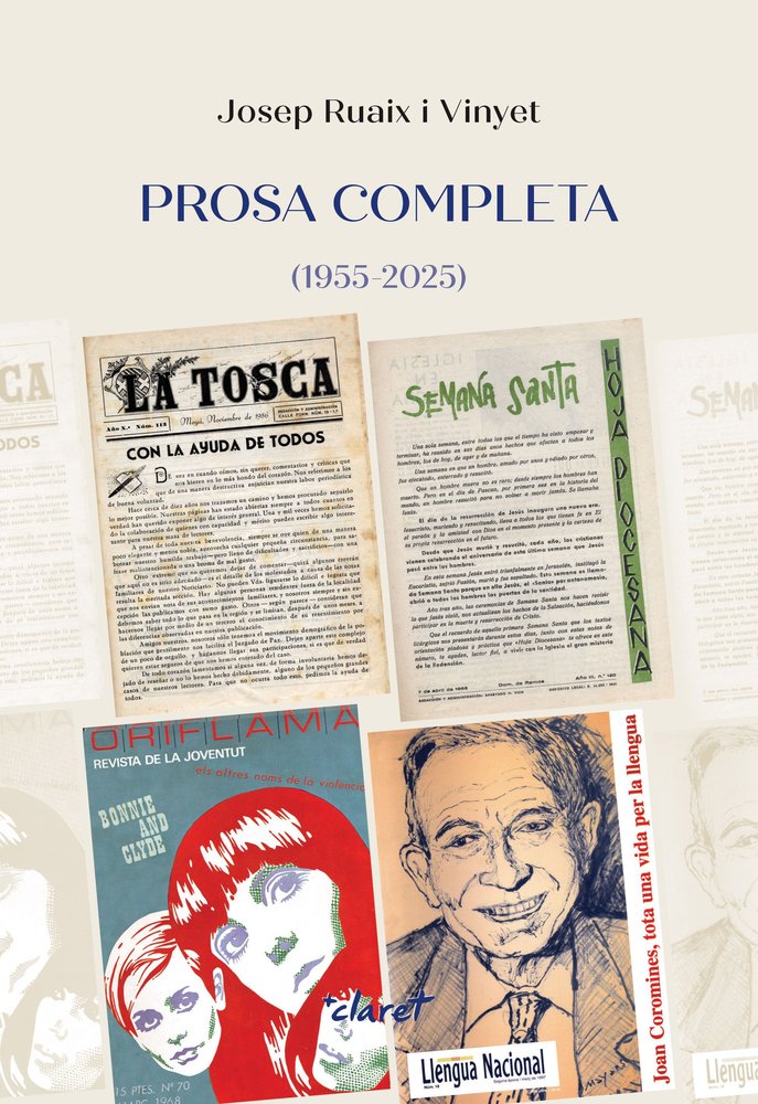 PROSA COMPLETA (1955-2025), de RUAIX VINYET, JOSEP | portada del libro
