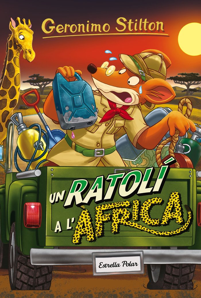 Un ratolí a l'Àfrica, de Stilton, Geronimo | portada del libro