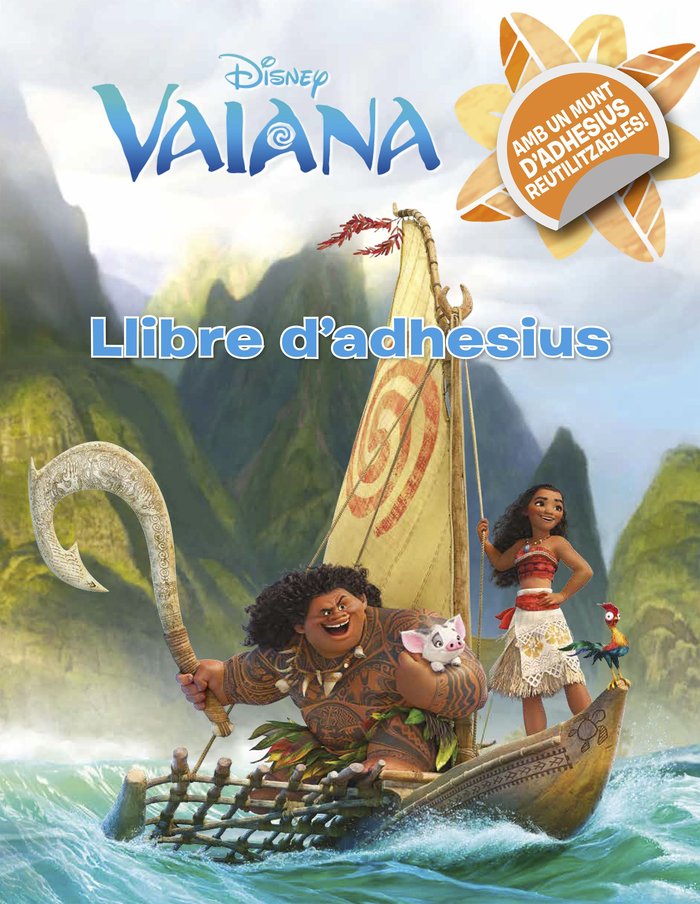 Vaiana. Llibre d adhesius, de Disney | portada del libro