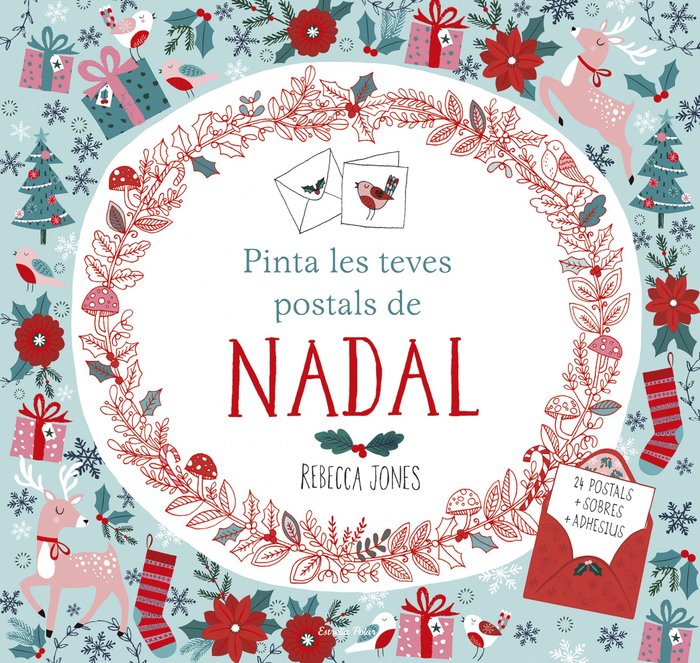 Pinta les teves postals de Nadal, de Jones | portada del libro
