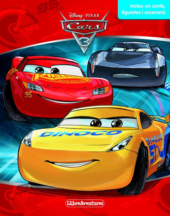 Cars 3. Llibreaventures, de Disney | portada del libro