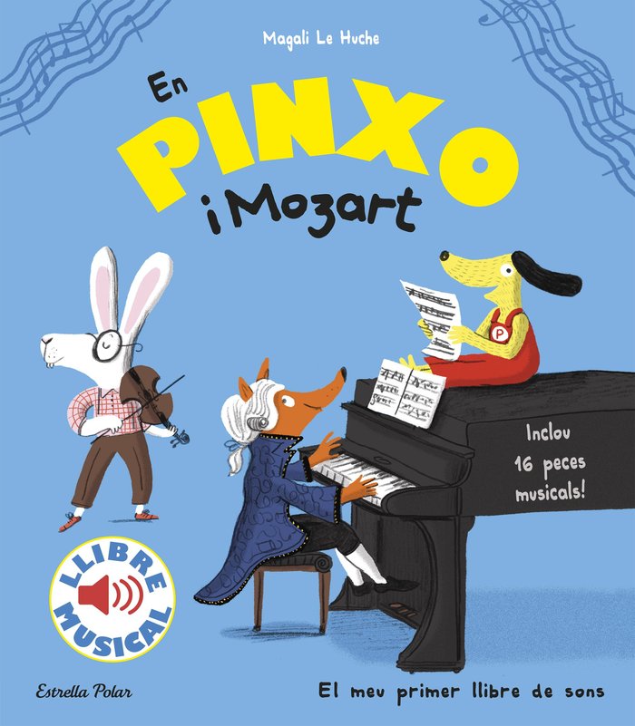 En Pinxo i Mozart. Llibre musical, de Le Huche, Magali | portada del libro