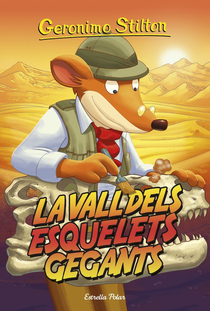 La vall dels esquelets gegants, de Stilton, Geronimo | portada del libro