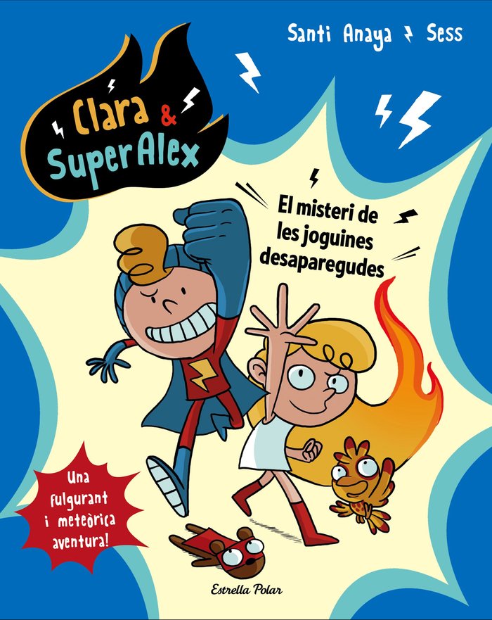 Clara & SuperAlex. El misteri de les joguines desaparegudes, de Anaya | portada del libro