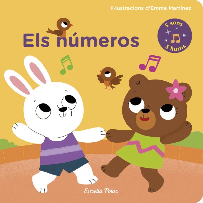 Els números. Llibre amb llums i sons, de Martínez | portada del libro