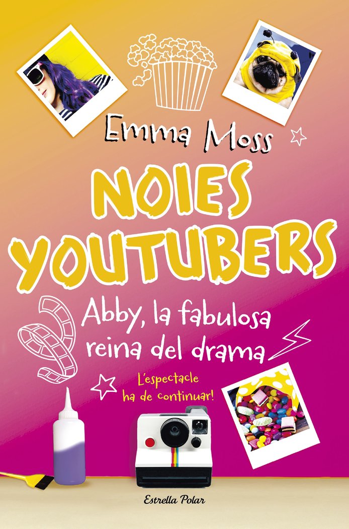 Noies youtubers. Abby, la fabulosa reina del drama, de Moss | portada del libro