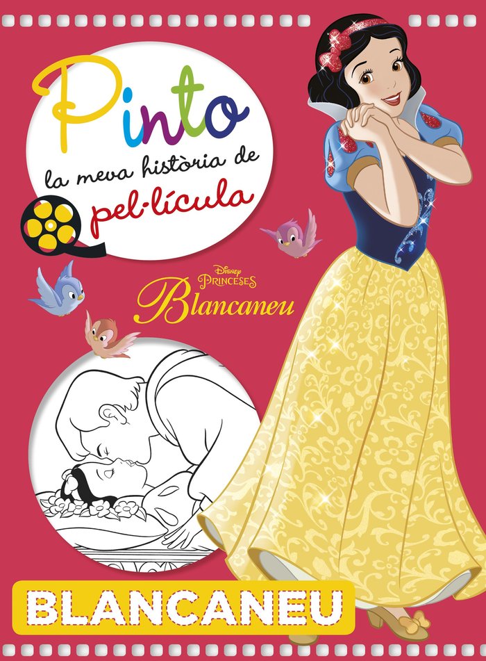 Blancaneu. Pinto la meva història de pel·lícula, de Disney | portada del libro