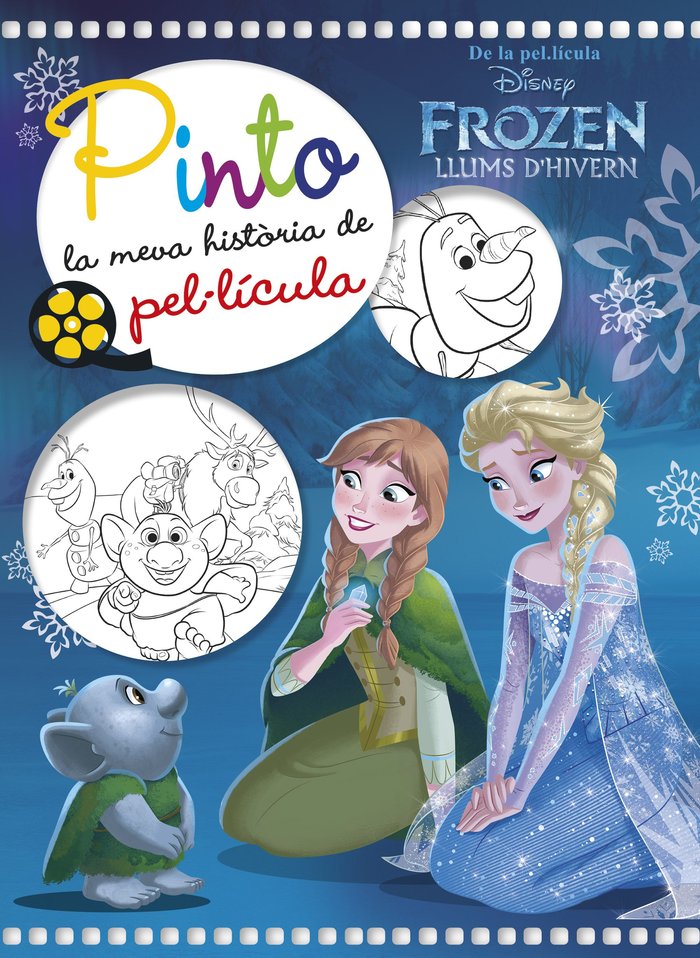 Frozen. Llums d'hivern. Pinto la meva història de pel·lícula, de Disney | portada del libro