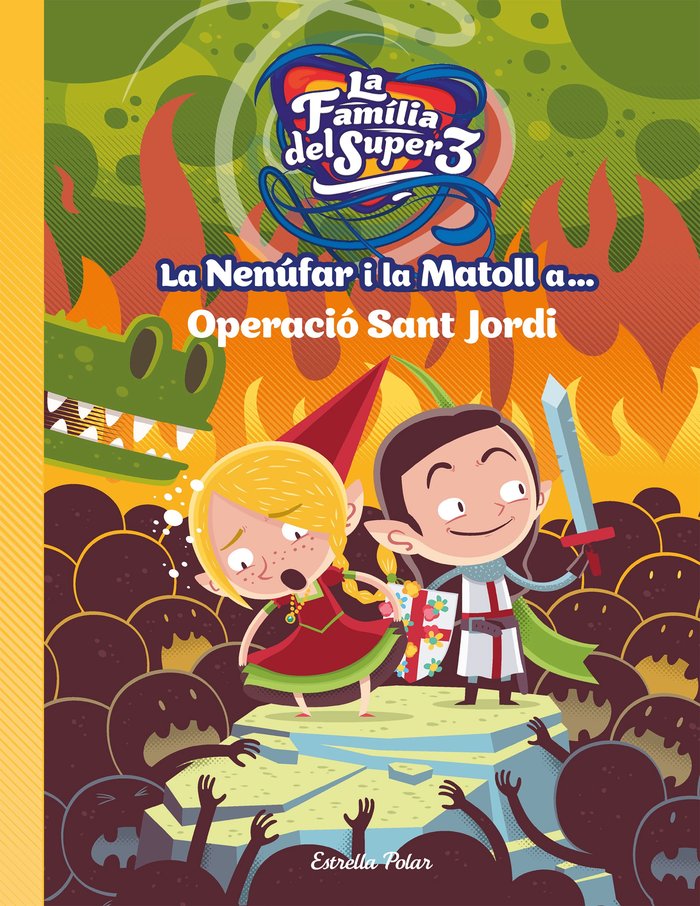 La Nenúfar i la Matoll a... Operació Sant Jordi, de Anaya, Santi | portada del libro