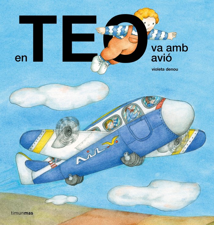 En Teo va amb avió, de Denou, Violeta | portada del libro
