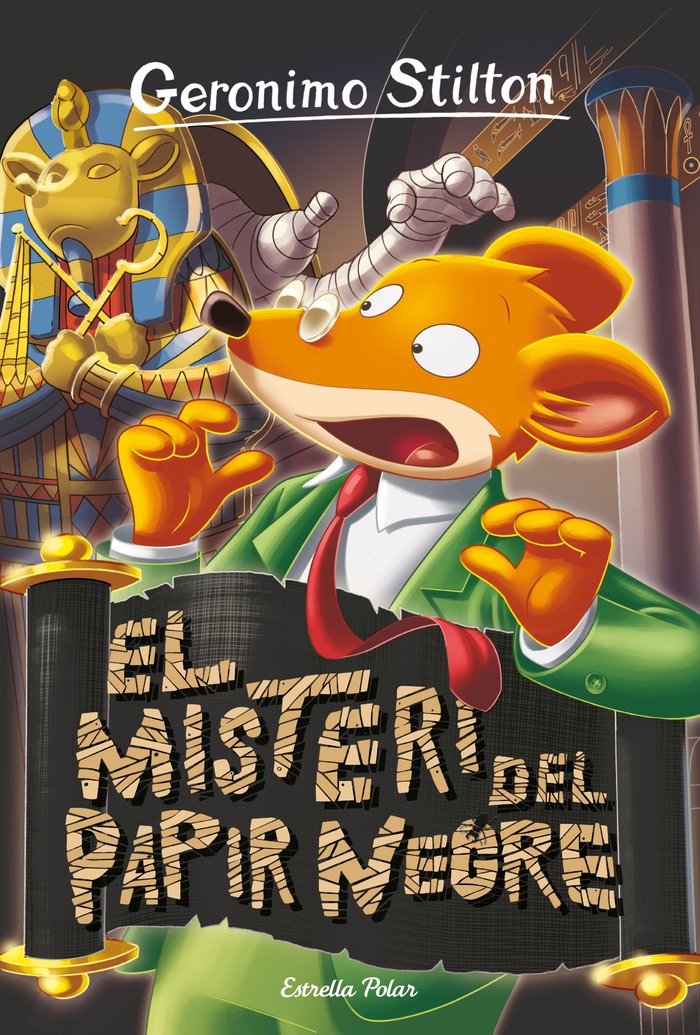 El misteri del papir negre, de Stilton | portada del libro