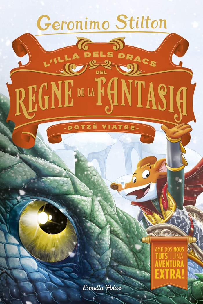 L'Illa dels Dracs del Regne de la Fantasia. Dotzè viatge, de Stilton, Geronimo | portada del libro